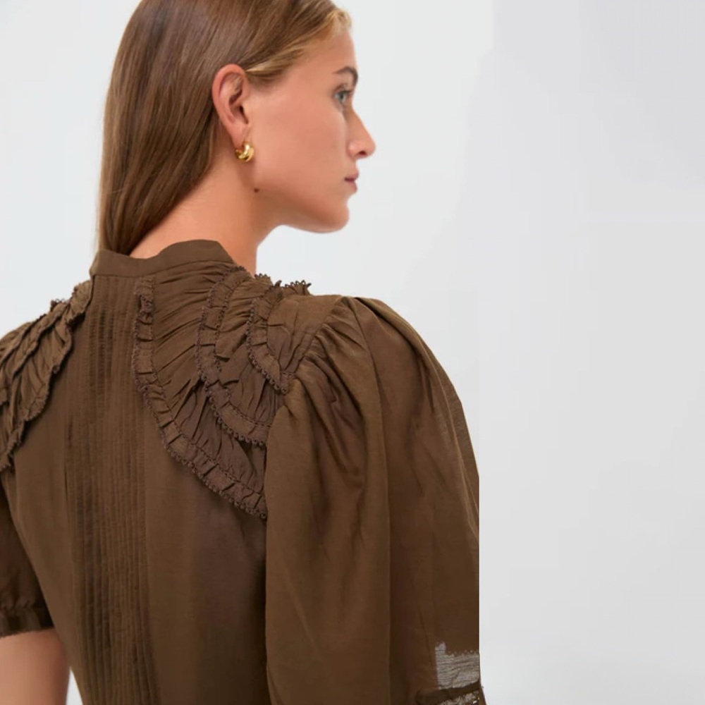 NWT Isabel Marant Ruffled Boho Celyana Mini Dress - Picture 8 of 15